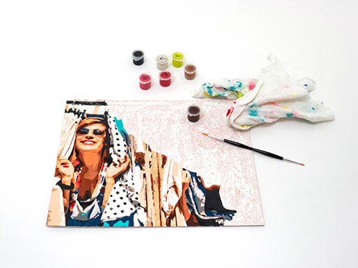 Paint by numbers own photo hotsell